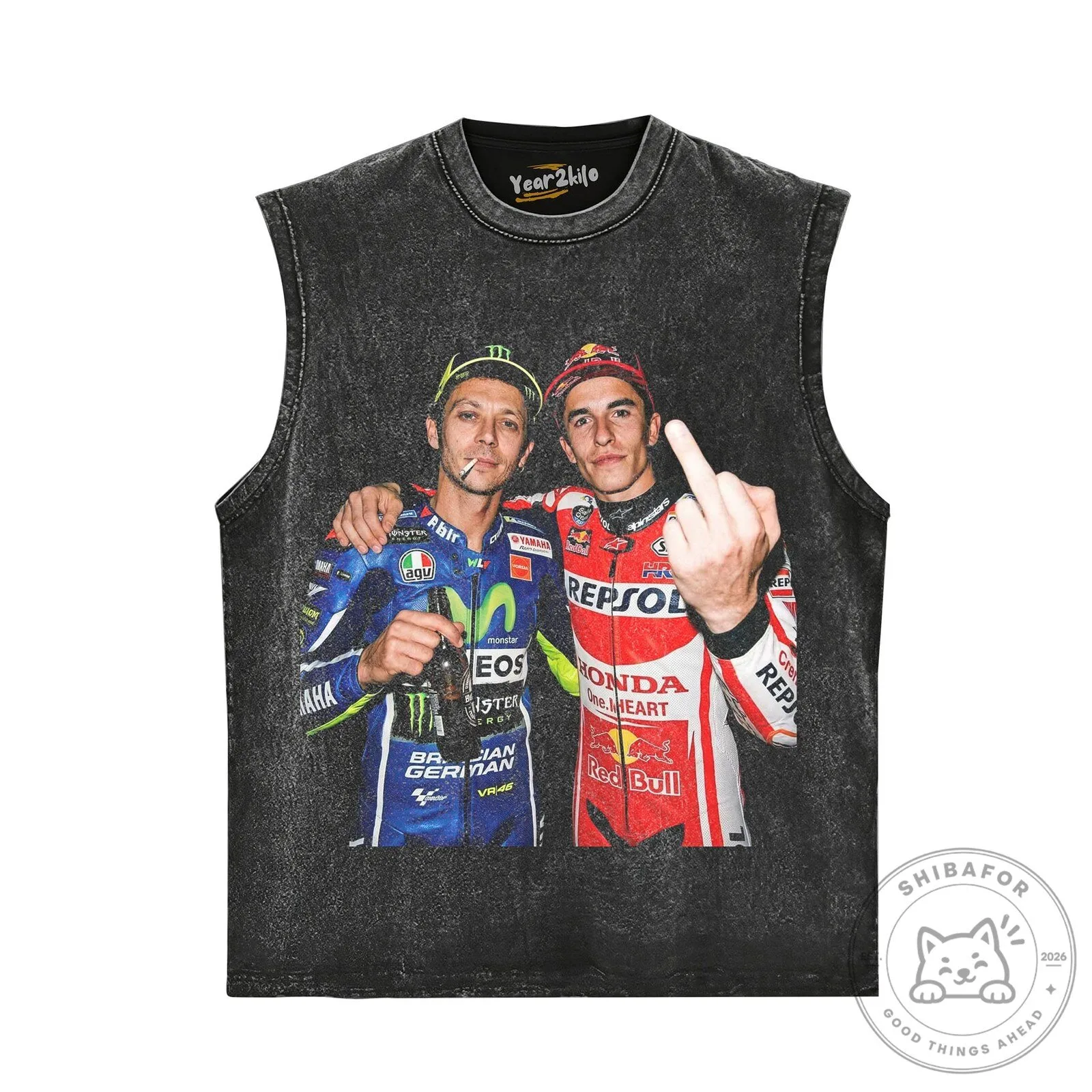 Valentino Rossi Marc Marquez MotoGP Racing Legends T-Shirt 13 Valentino Rossi Marc Marquez MotoGP Racing Legends T-Shirt