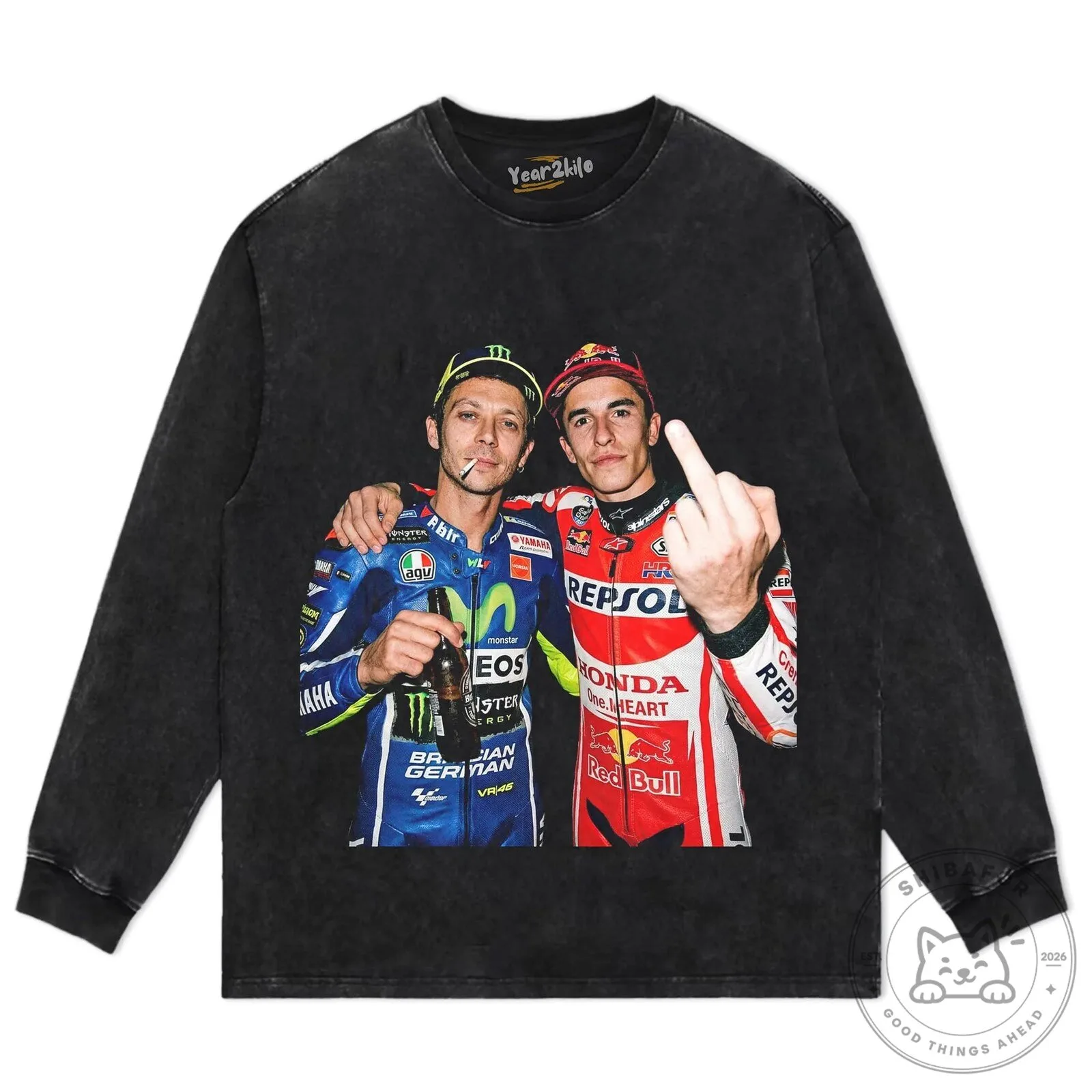 Valentino Rossi Marc Marquez MotoGP Racing Legends T-Shirt 16 Valentino Rossi Marc Marquez MotoGP Racing Legends T-Shirt