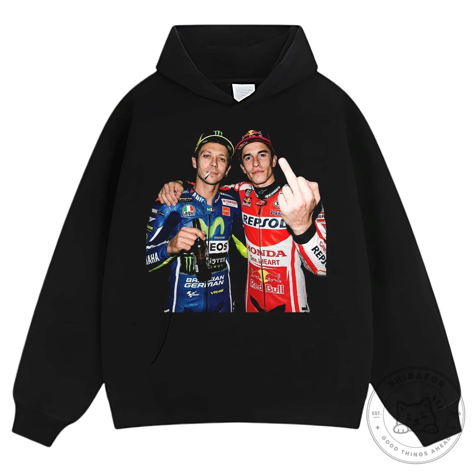 Valentino Rossi Marc Marquez MotoGP Racing Legends T-Shirt 17 Valentino Rossi Marc Marquez MotoGP Racing Legends T-Shirt