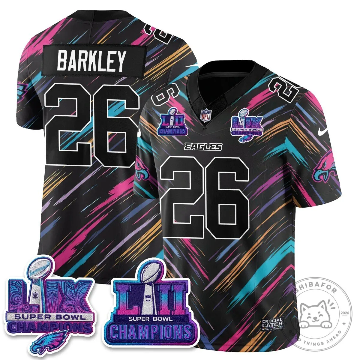 Philadelphia Eagles Jalen Hurts Super Bowl Champions Vapor