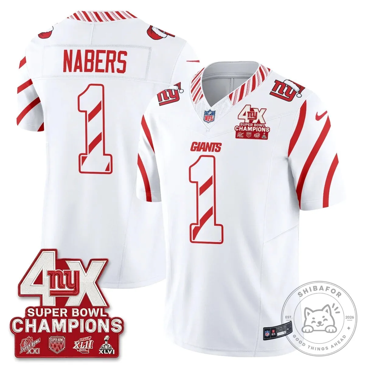 New York Giants Christmas Edition Football Jersey