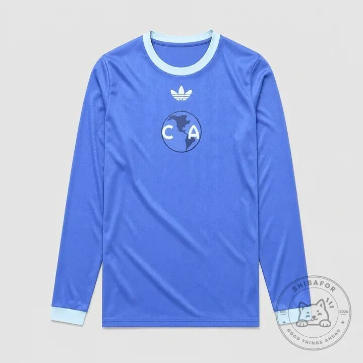 Special Edition Long Sleeve Soccer Jersey for Club America's 110th Anniversary