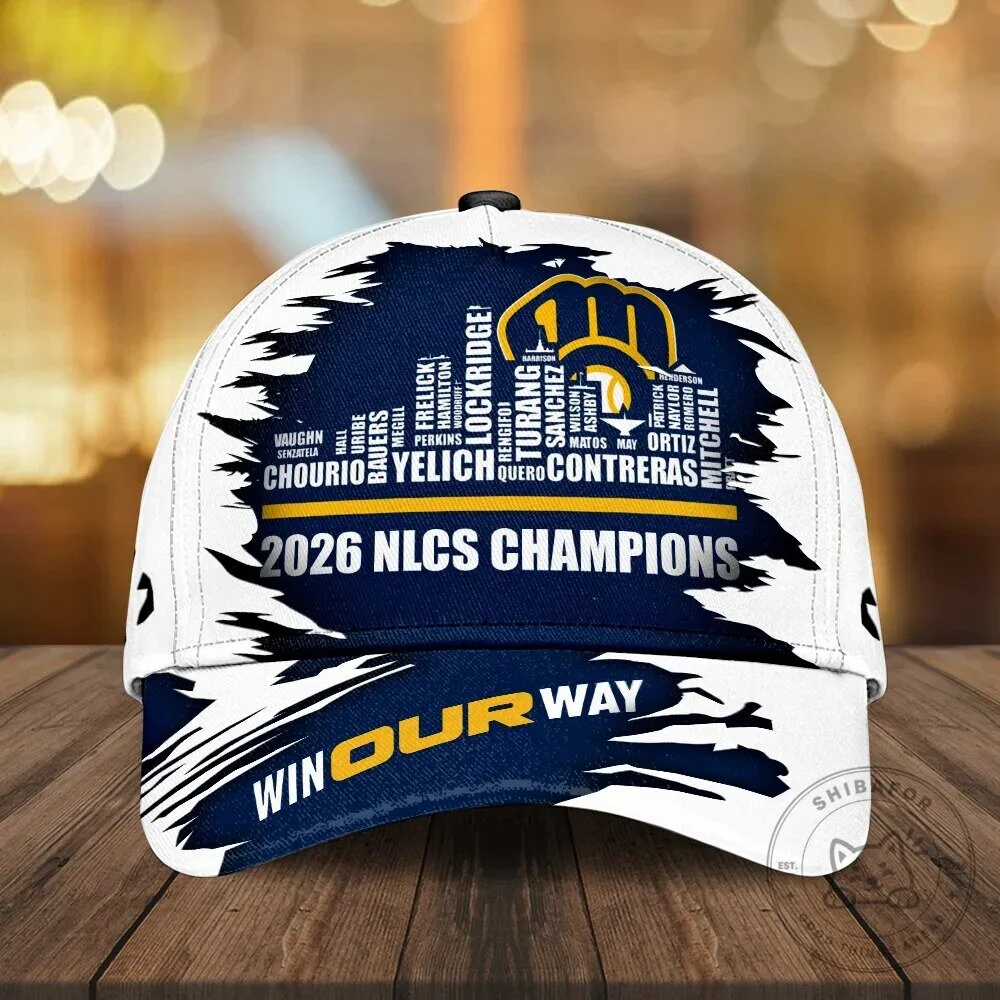 Milwaukee Brewers 2026 NLCS Champions Baseball Cap Hat