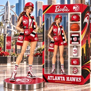 Atlanta Hawks Barbie Doll NBA Basketball Fan Collectible Fashion Doll