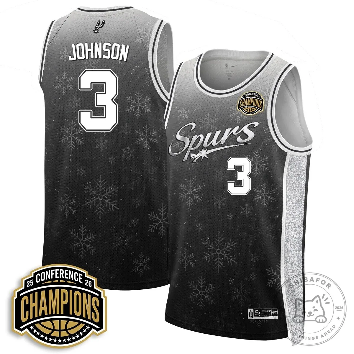 Victor Wembanyama San Antonio Spurs Black Snowflake Basketball Jersey 15 Victor Wembanyama San Antonio Spurs Black Snowflake Basketball Jersey