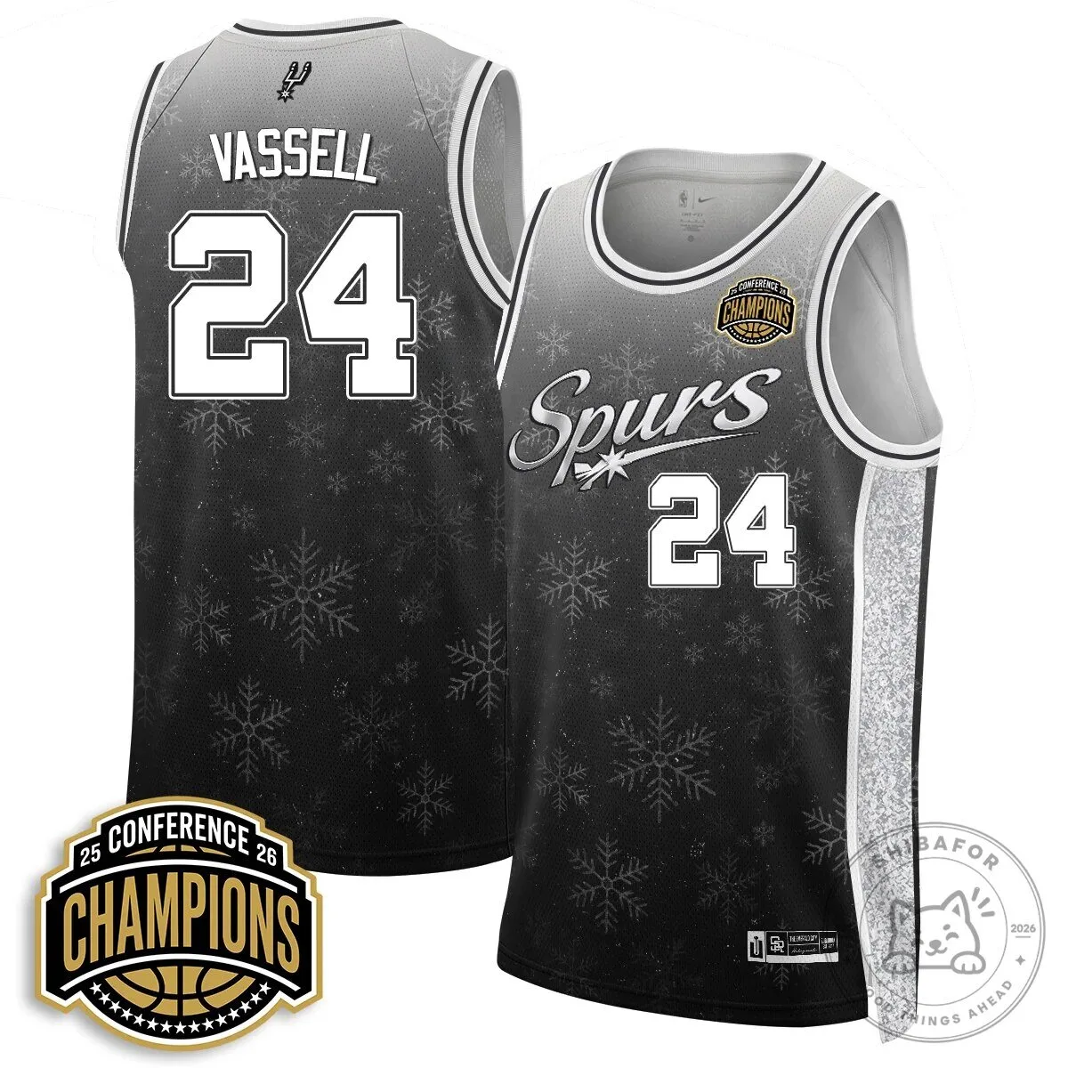 Victor Wembanyama San Antonio Spurs Black Snowflake Basketball Jersey 19 Victor Wembanyama San Antonio Spurs Black Snowflake Basketball Jersey