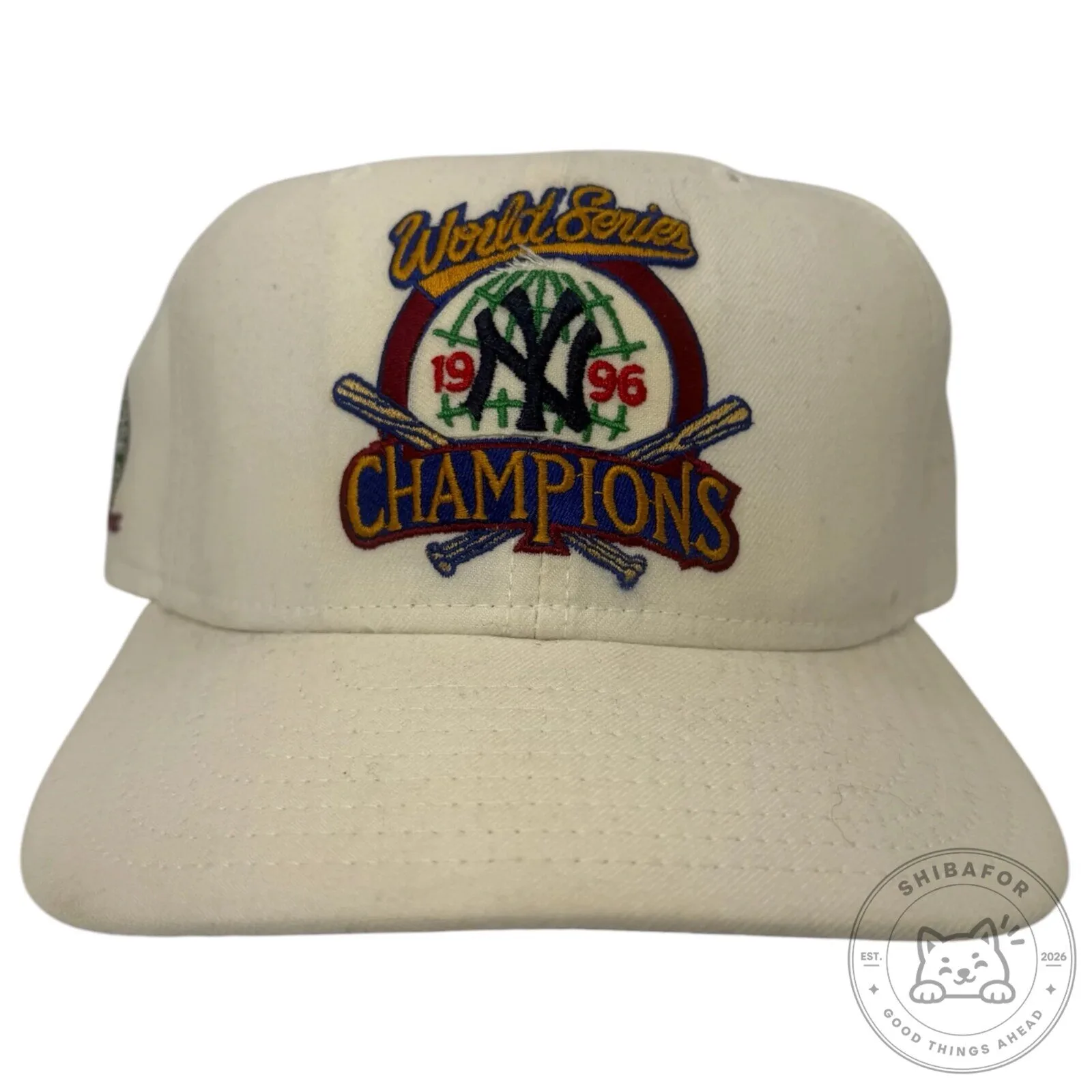 New York Yankees 1996 World Series Champions Vintage Baseball Cap Hat