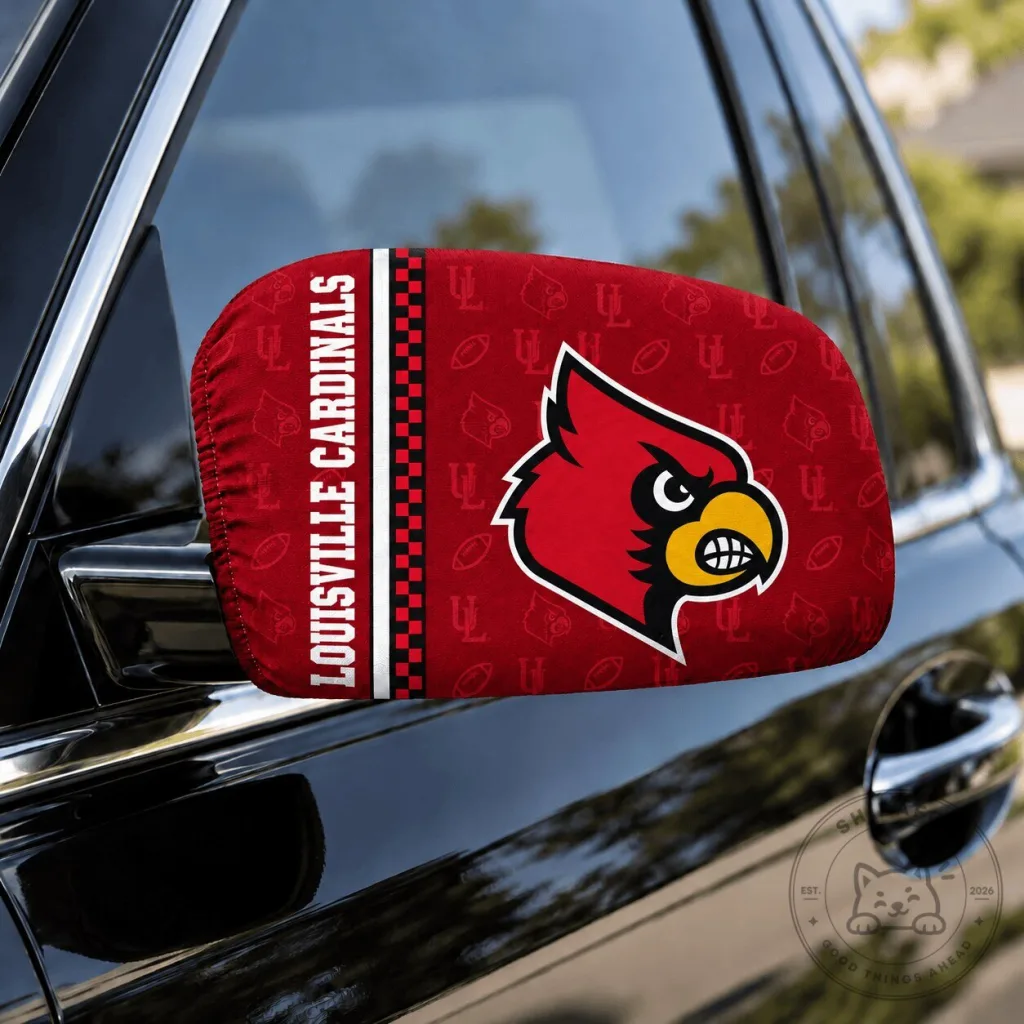 Louisville Cardinals Car Side Mirror Cover Louisville Cardinals Car Side Mirror Cover