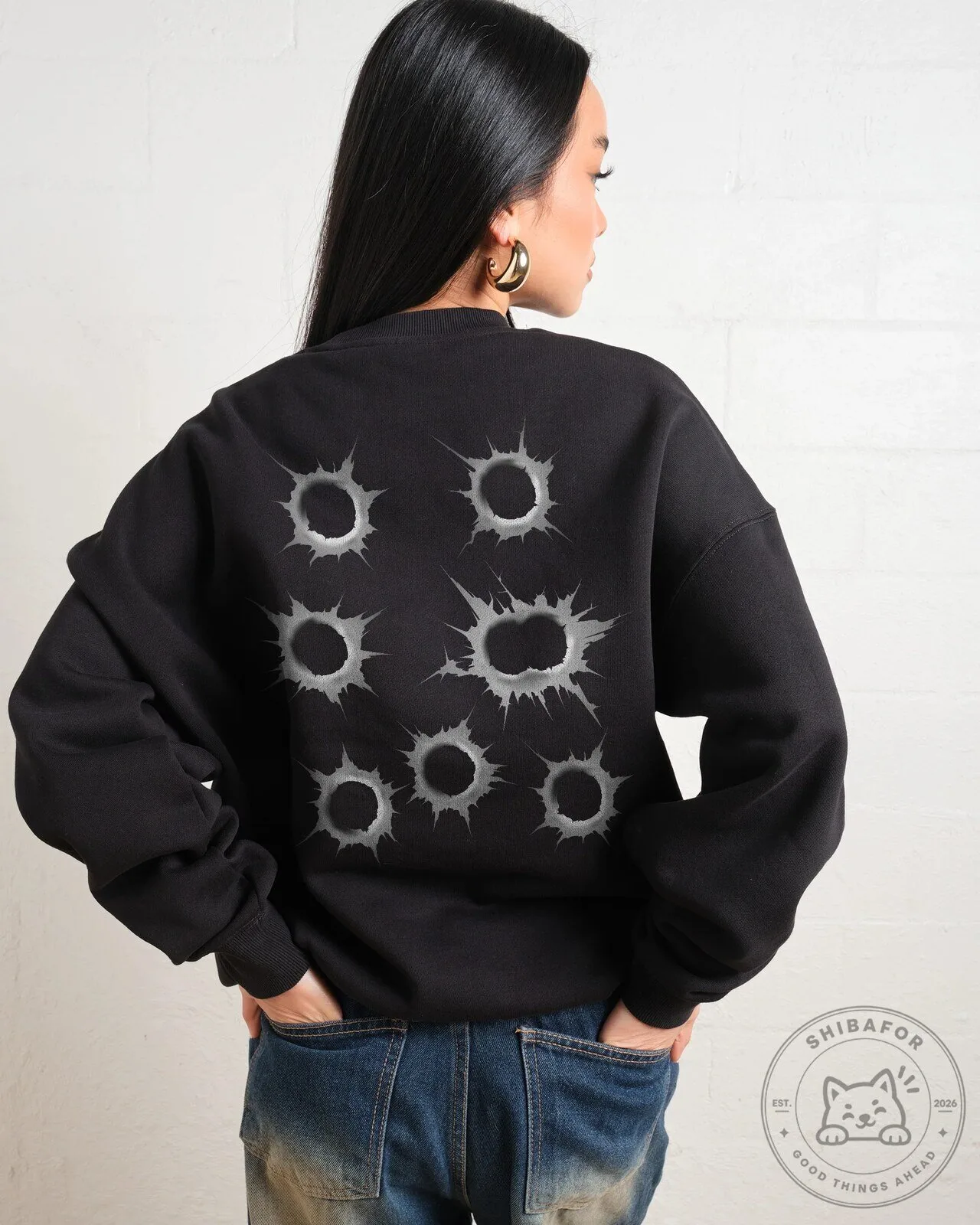 Glocktopus Eight Trigger Squidder Target Design Crewneck Sweatshirt 15 Glocktopus Eight Trigger Squidder Target Design Crewneck Sweatshirt