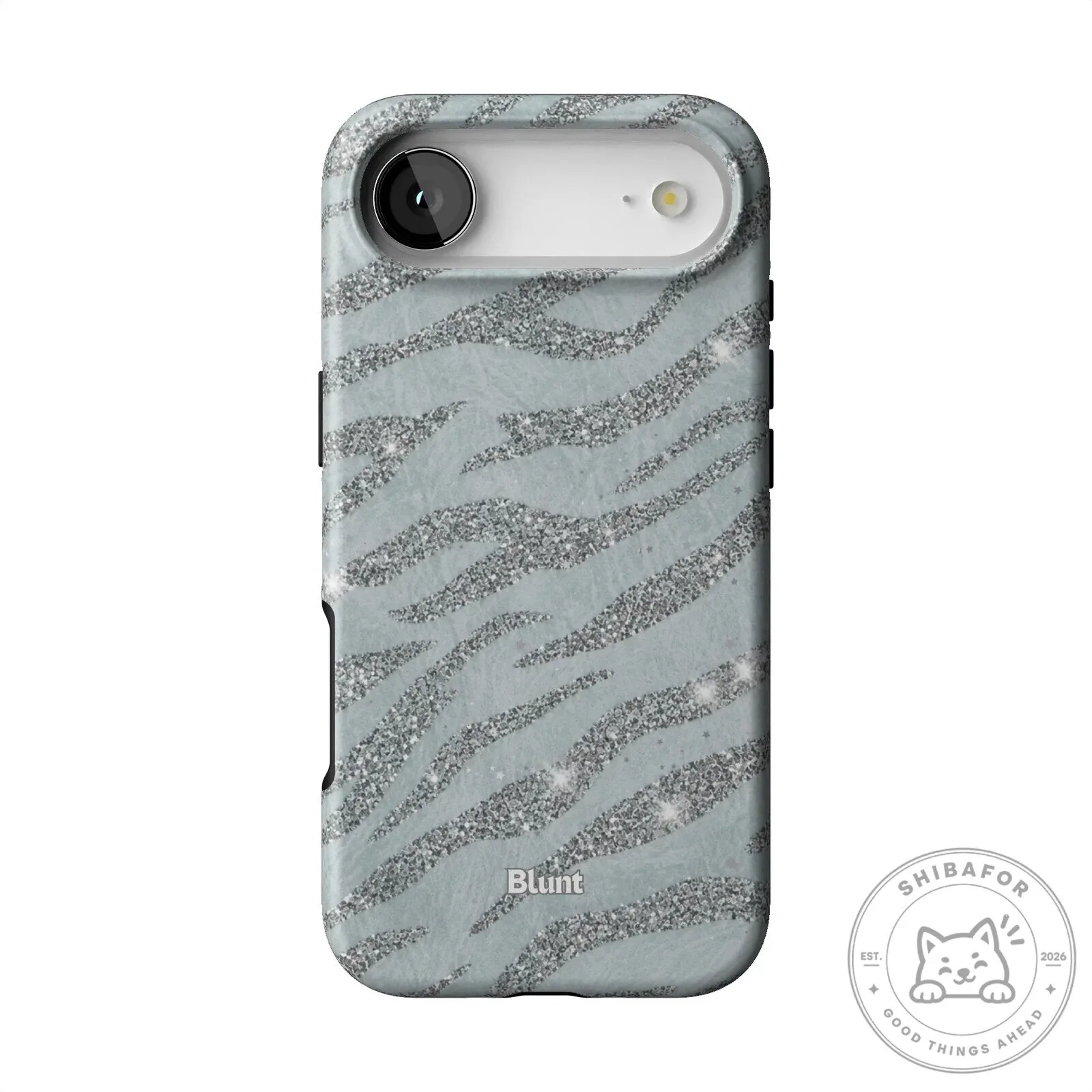 Silver Glitter Zebra Print Pattern iPhone Case 36 Silver Glitter Zebra Print Pattern iPhone Case