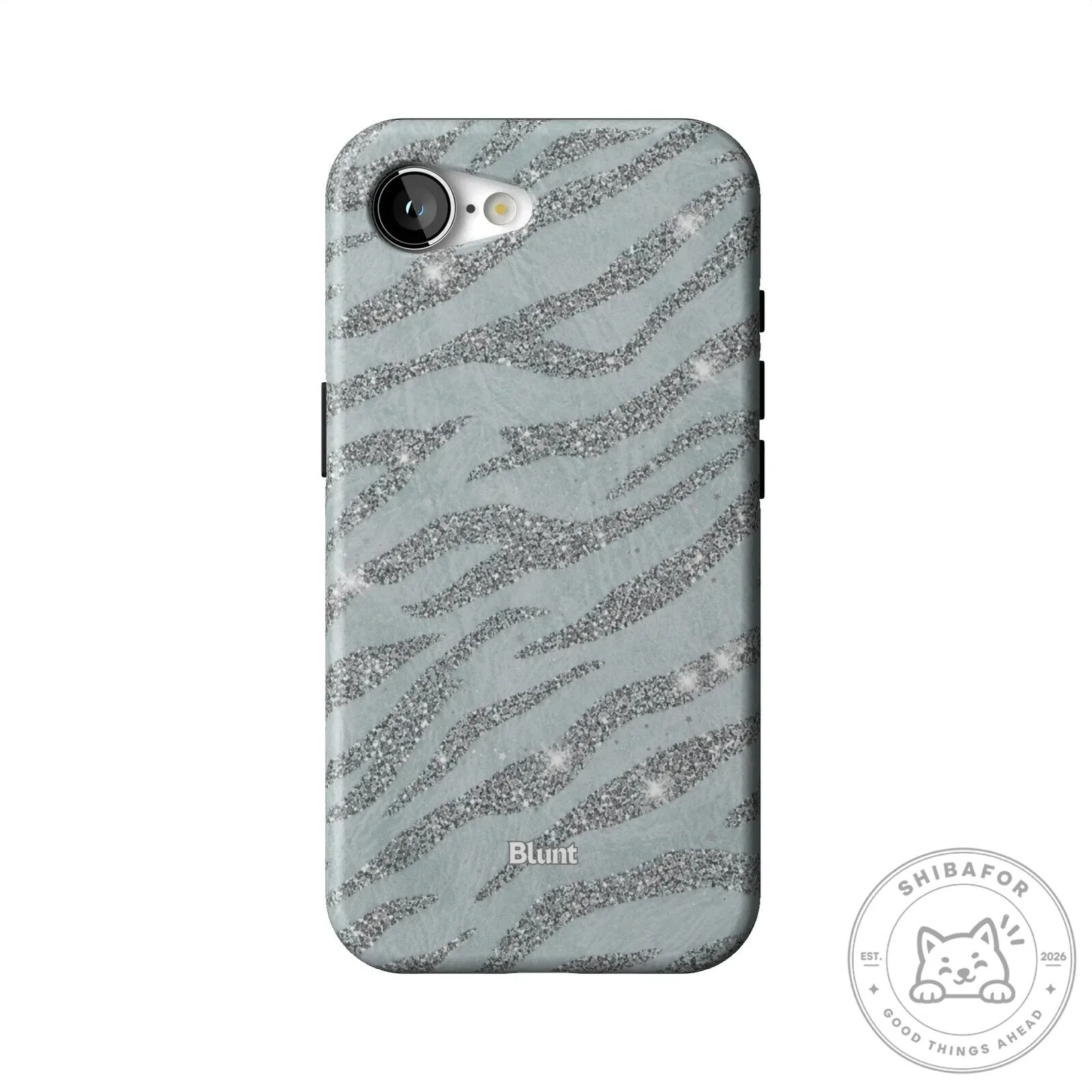 Silver Glitter Zebra Print Pattern iPhone Case 37 Silver Glitter Zebra Print Pattern iPhone Case