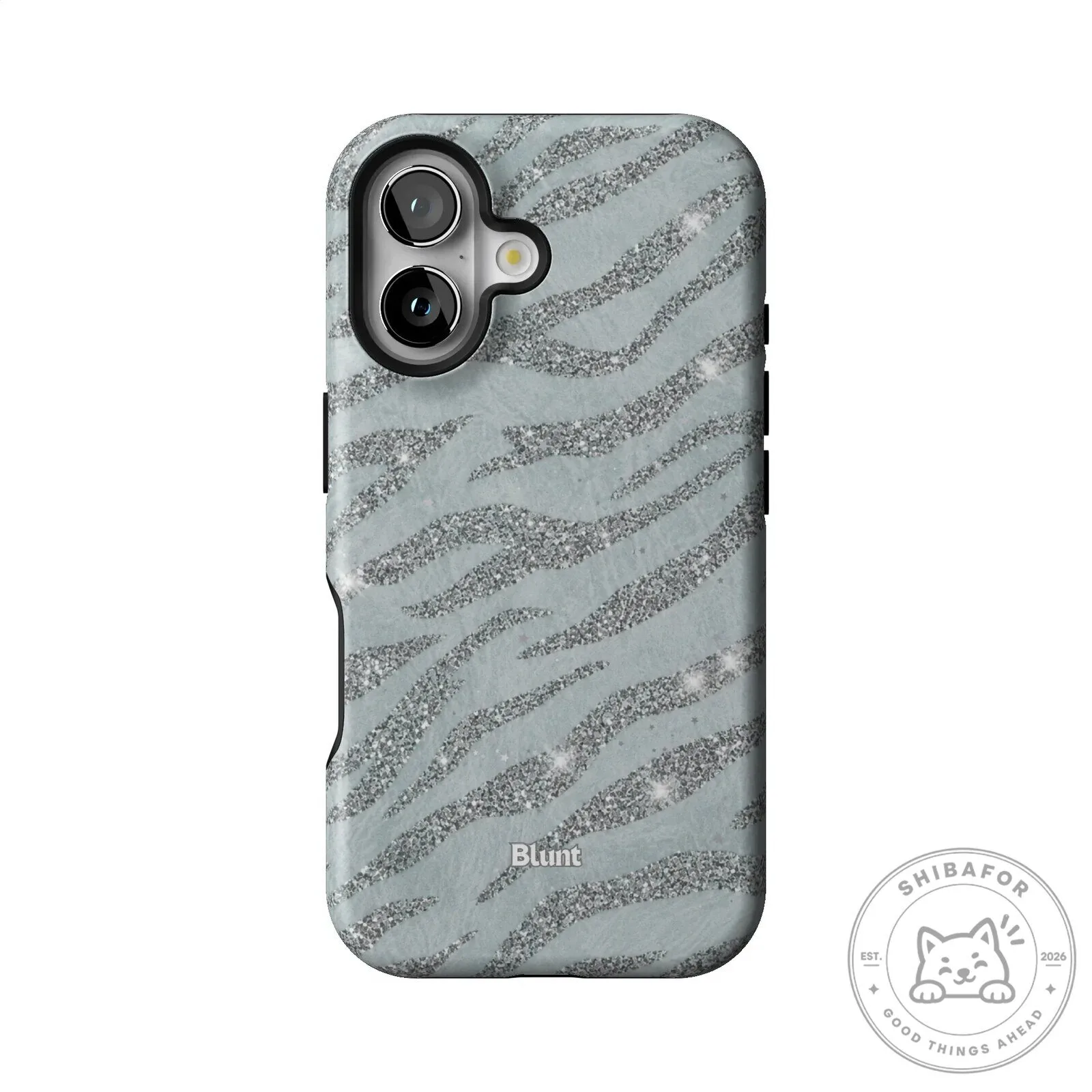 Silver Glitter Zebra Print Pattern iPhone Case 38 Silver Glitter Zebra Print Pattern iPhone Case