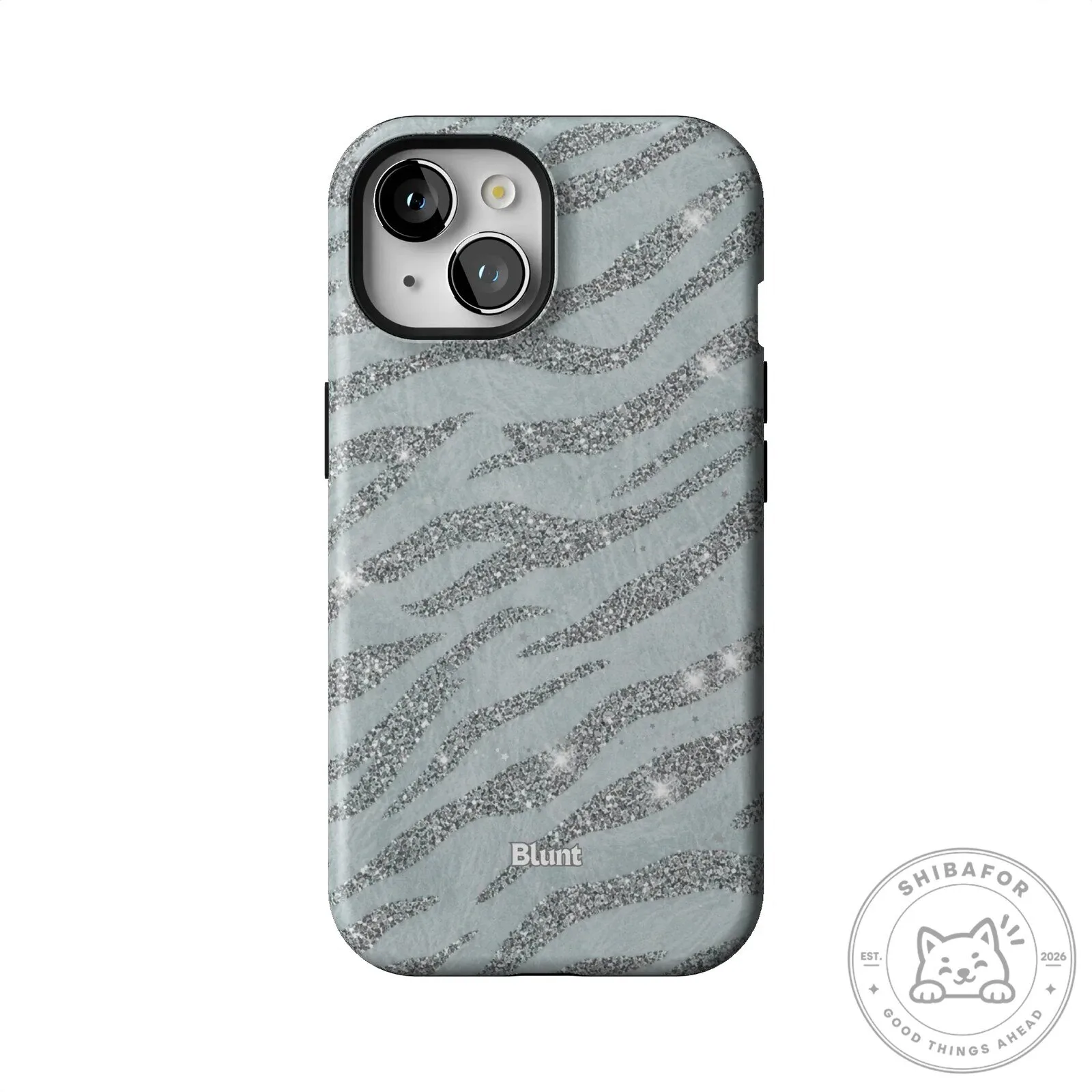 Silver Glitter Zebra Print Pattern iPhone Case 43 Silver Glitter Zebra Print Pattern iPhone Case
