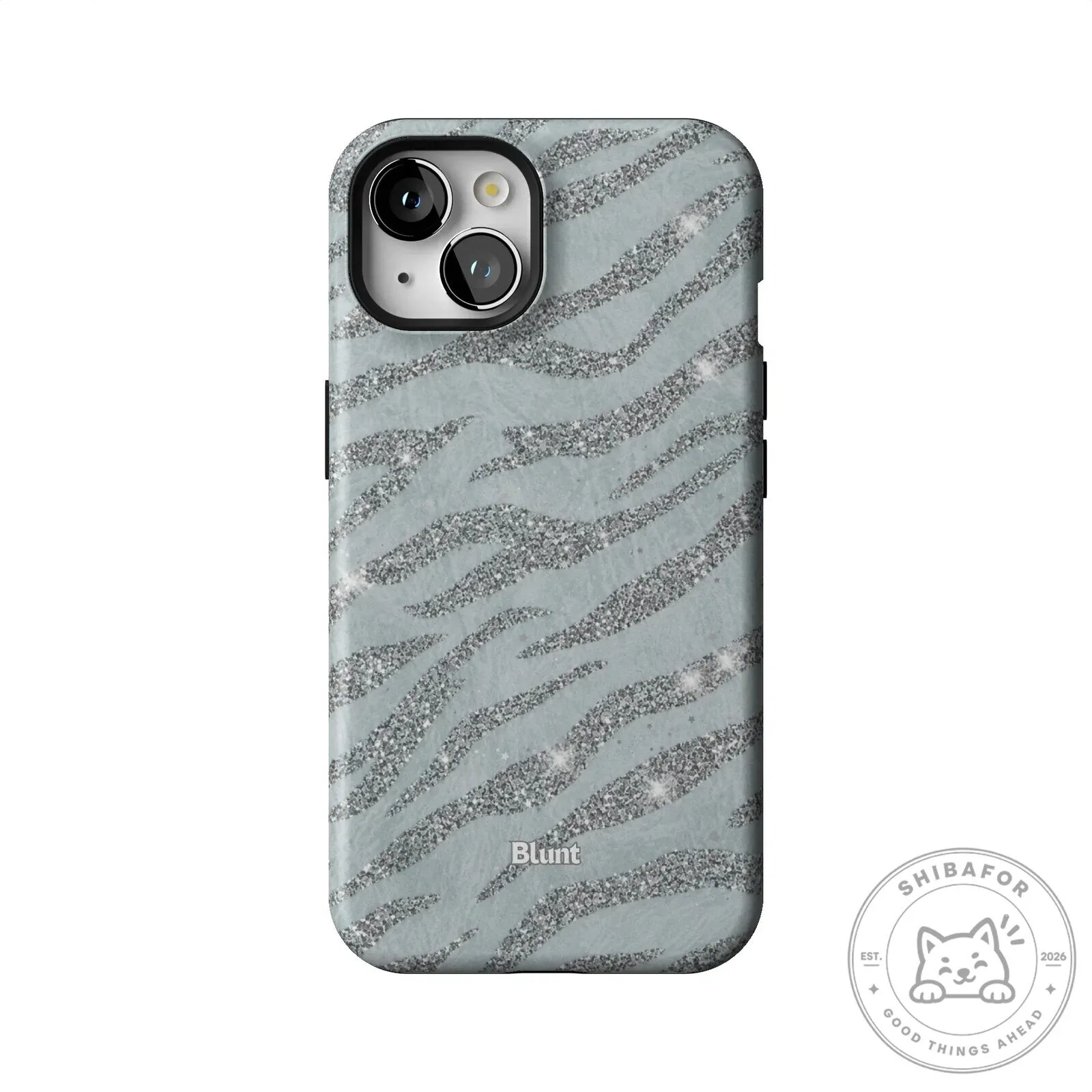Silver Glitter Zebra Print Pattern iPhone Case 51 Silver Glitter Zebra Print Pattern iPhone Case