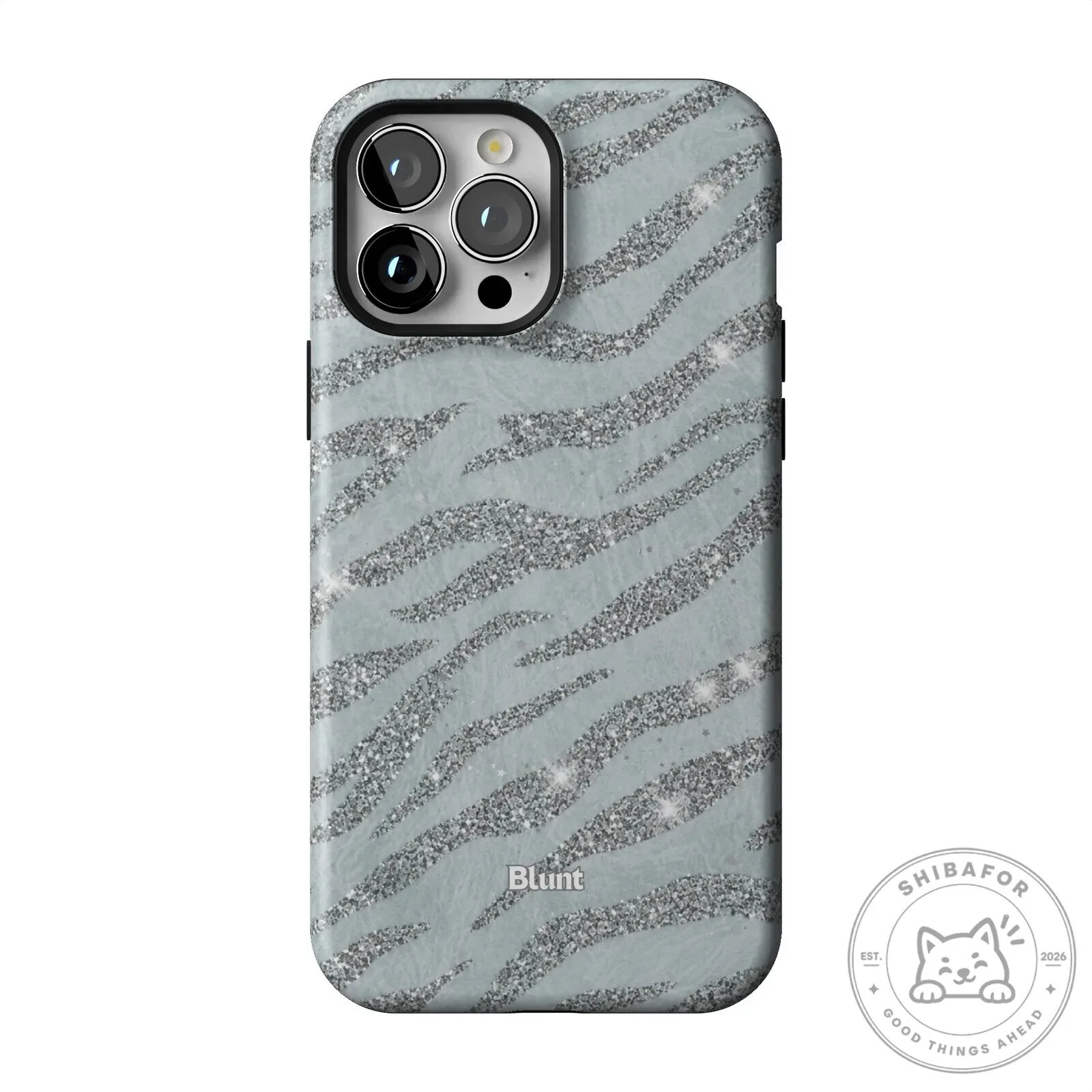 Silver Glitter Zebra Print Pattern iPhone Case 53 Silver Glitter Zebra Print Pattern iPhone Case