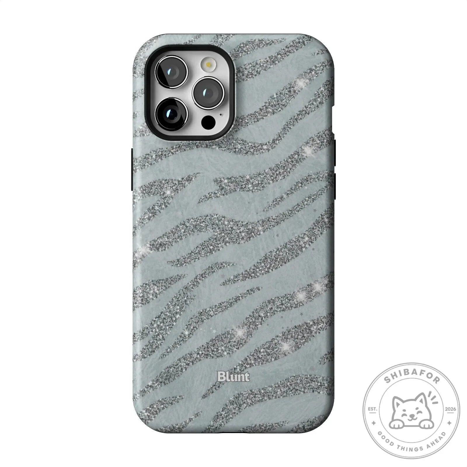 Silver Glitter Zebra Print Pattern iPhone Case 57 Silver Glitter Zebra Print Pattern iPhone Case