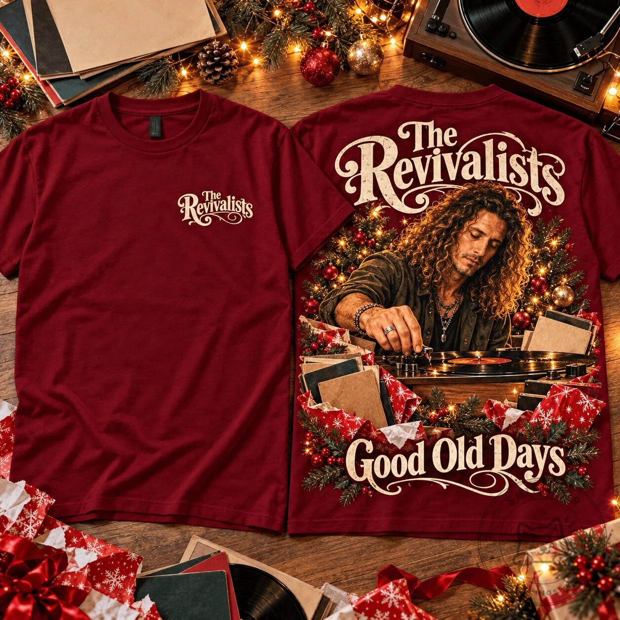 The Revivalists Good Old Days Christmas Holiday Music Fan T-Shirt